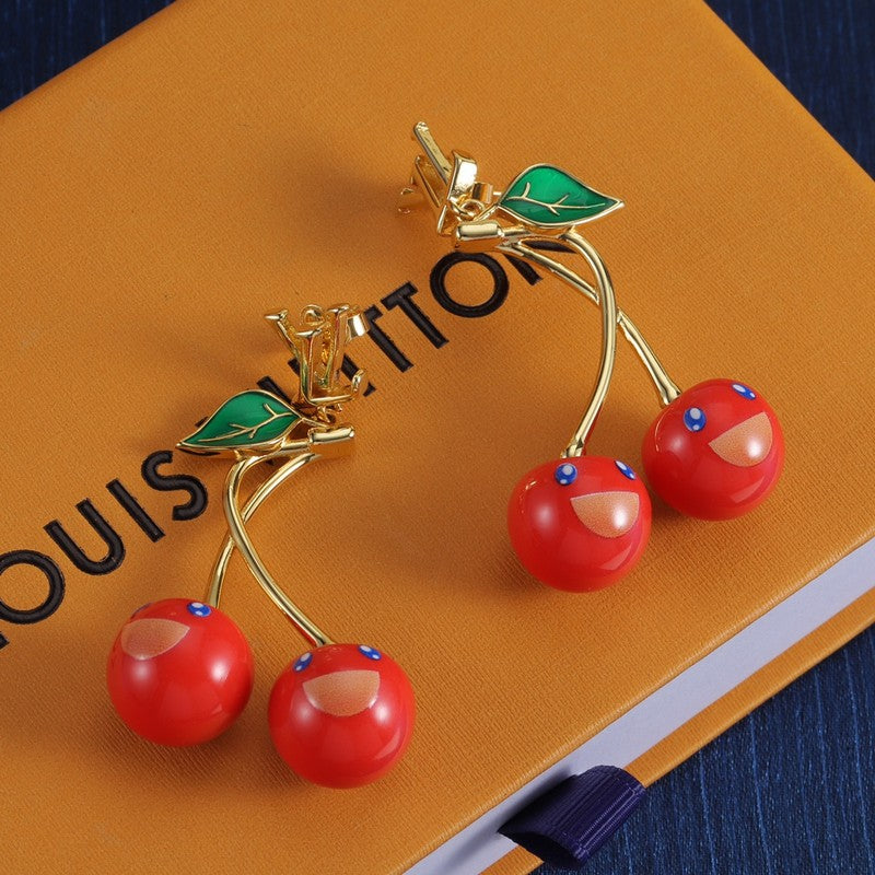Louis Vuitton Fruit Earrings - 18K Gold