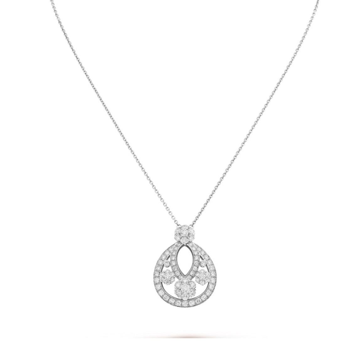 Snowflake Necklace - 18K Gold