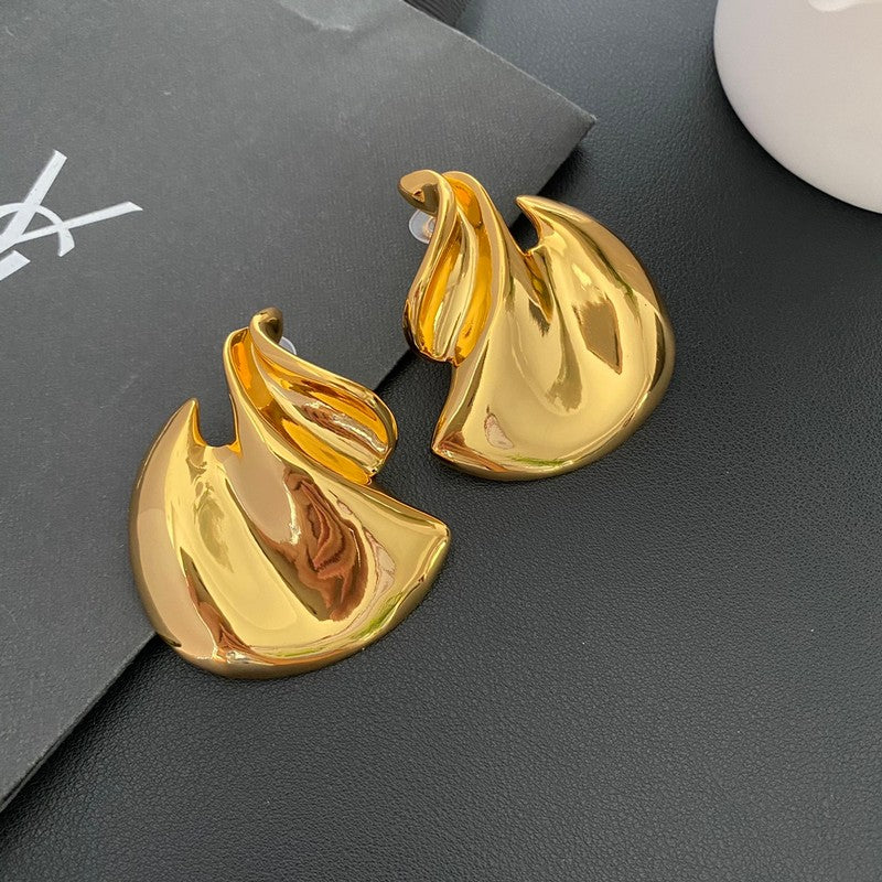 YSL Earrings - 18K Yellow Gold