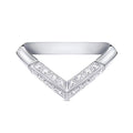 Louis Vuitton V Diamond Ring - 18K White Gold