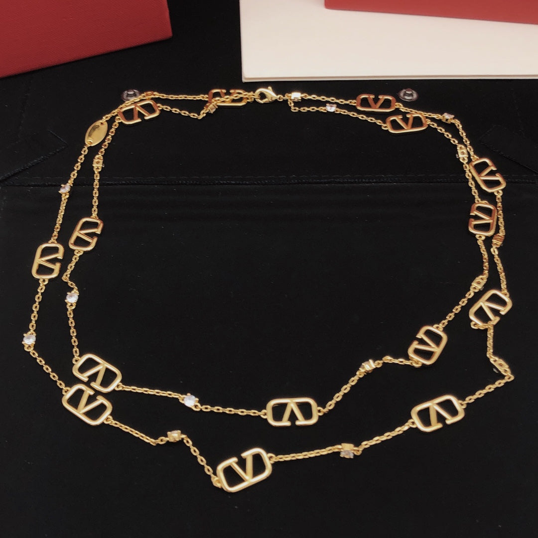 Valentino Long Diamond Necklace
