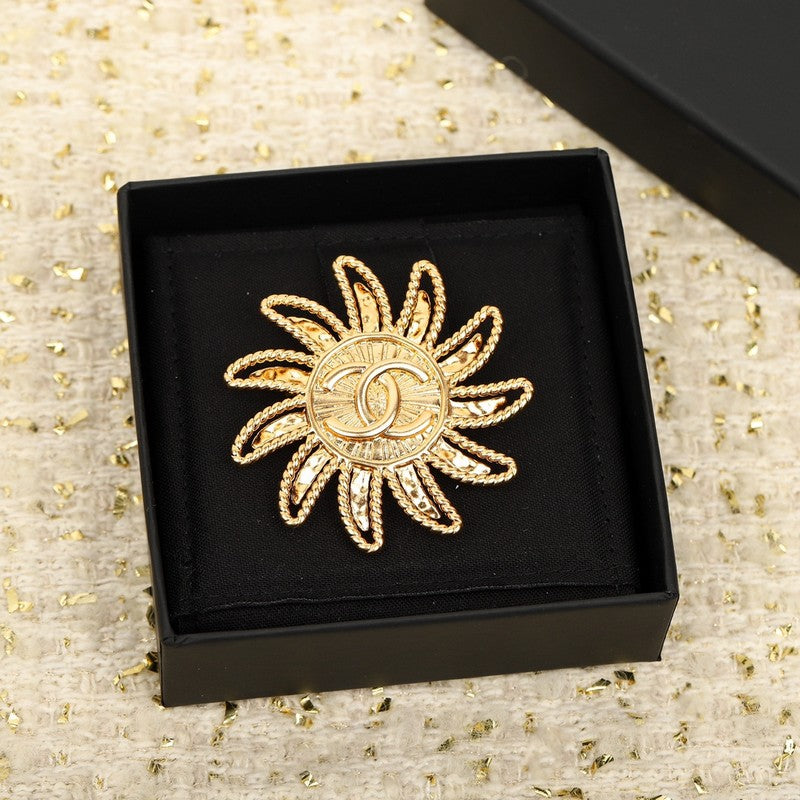 Chanel Sunflower Brooch