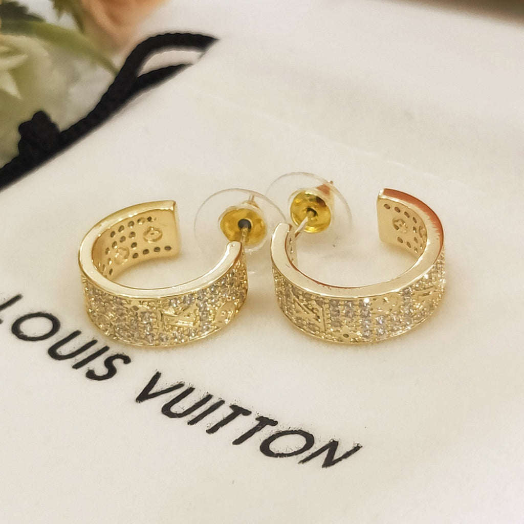 Louis Vuitton Circle Earrings - 18K Yellow Gold