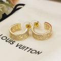 Louis Vuitton Circle Earrings - 18K Yellow Gold