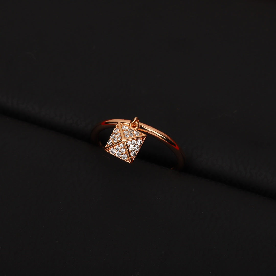 Hermes Chaine D'ancre Verso Ring - 18K Rose Gold