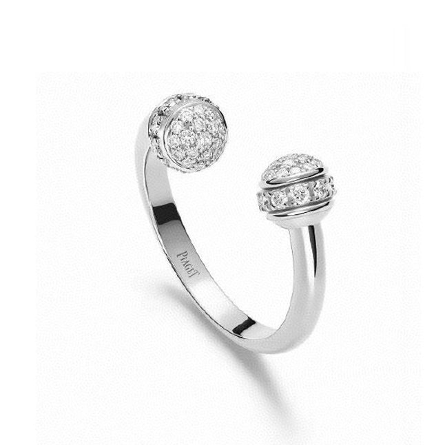 Open Ring - 18K White Gold