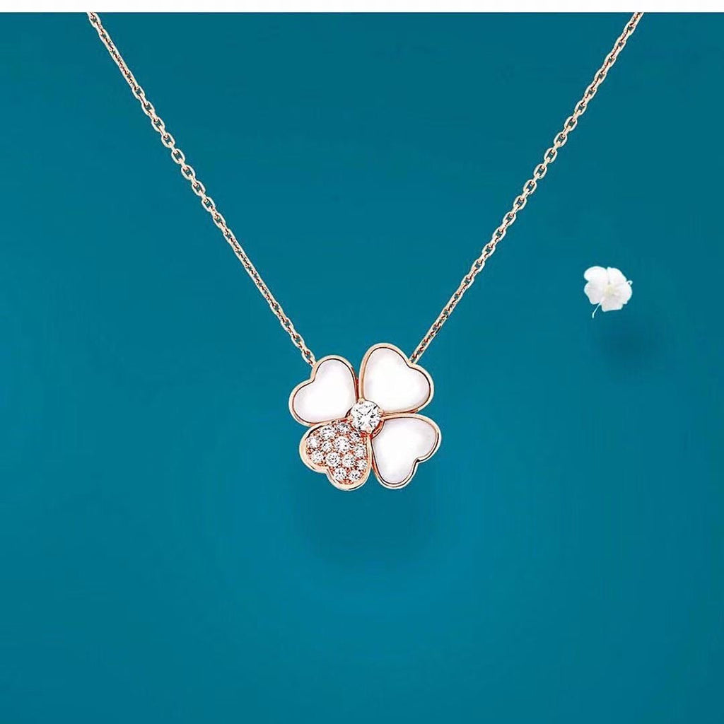 Cosmos Clip pendant Necklace - 18K Gold