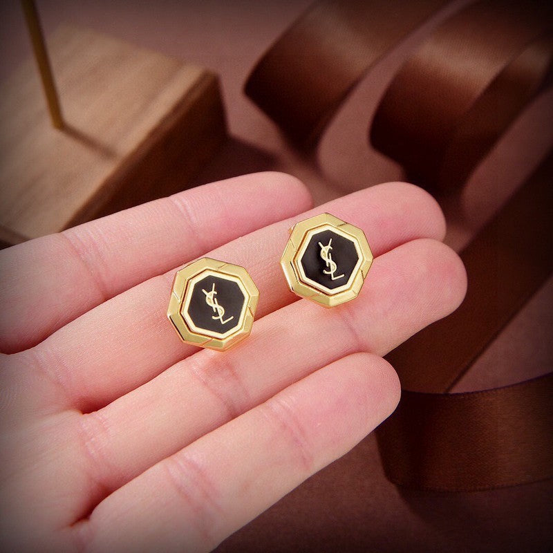 YSL Earrings - 18K Yellow Gold