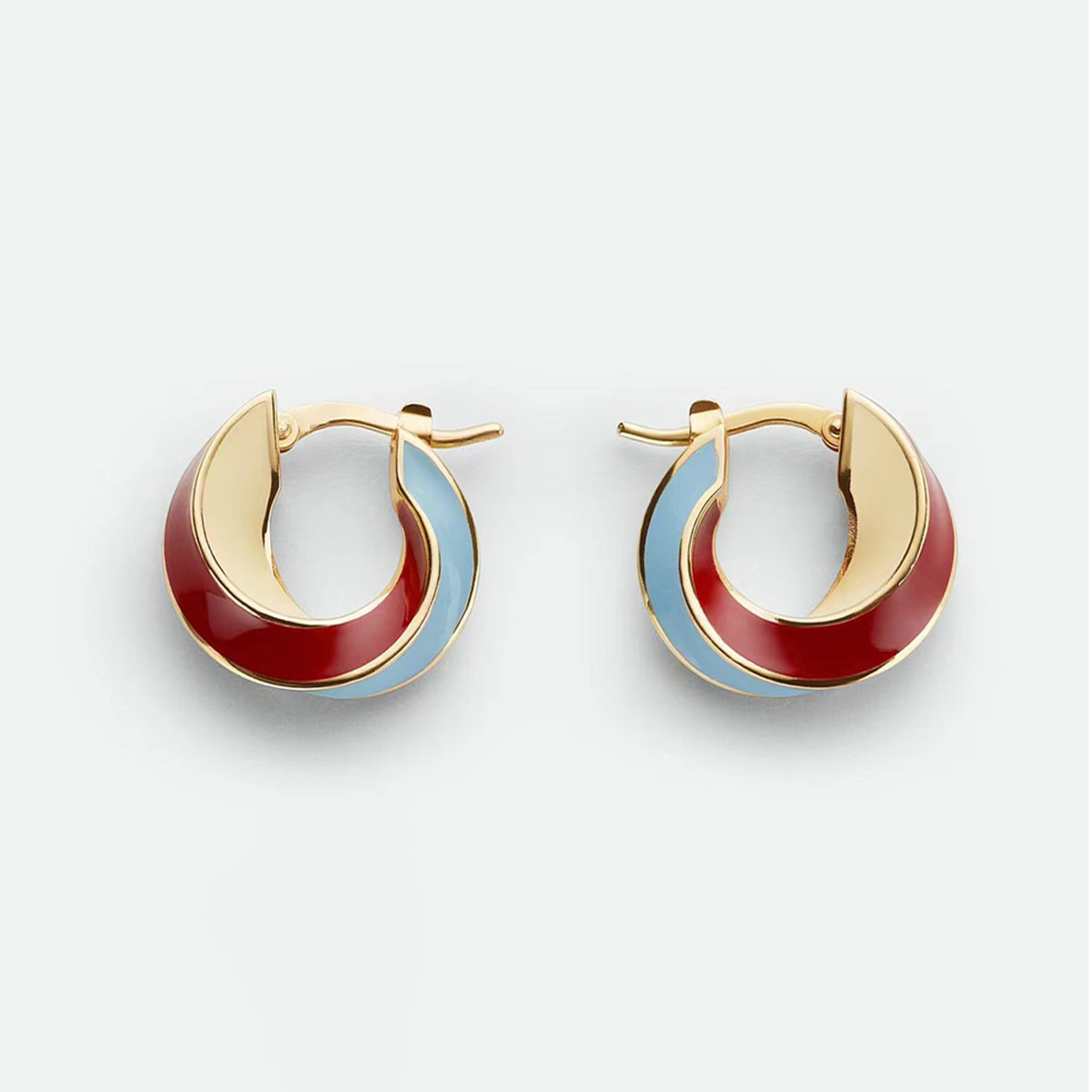 Bvlgari Twist Hoop Earrings - 18K Yellow Gold