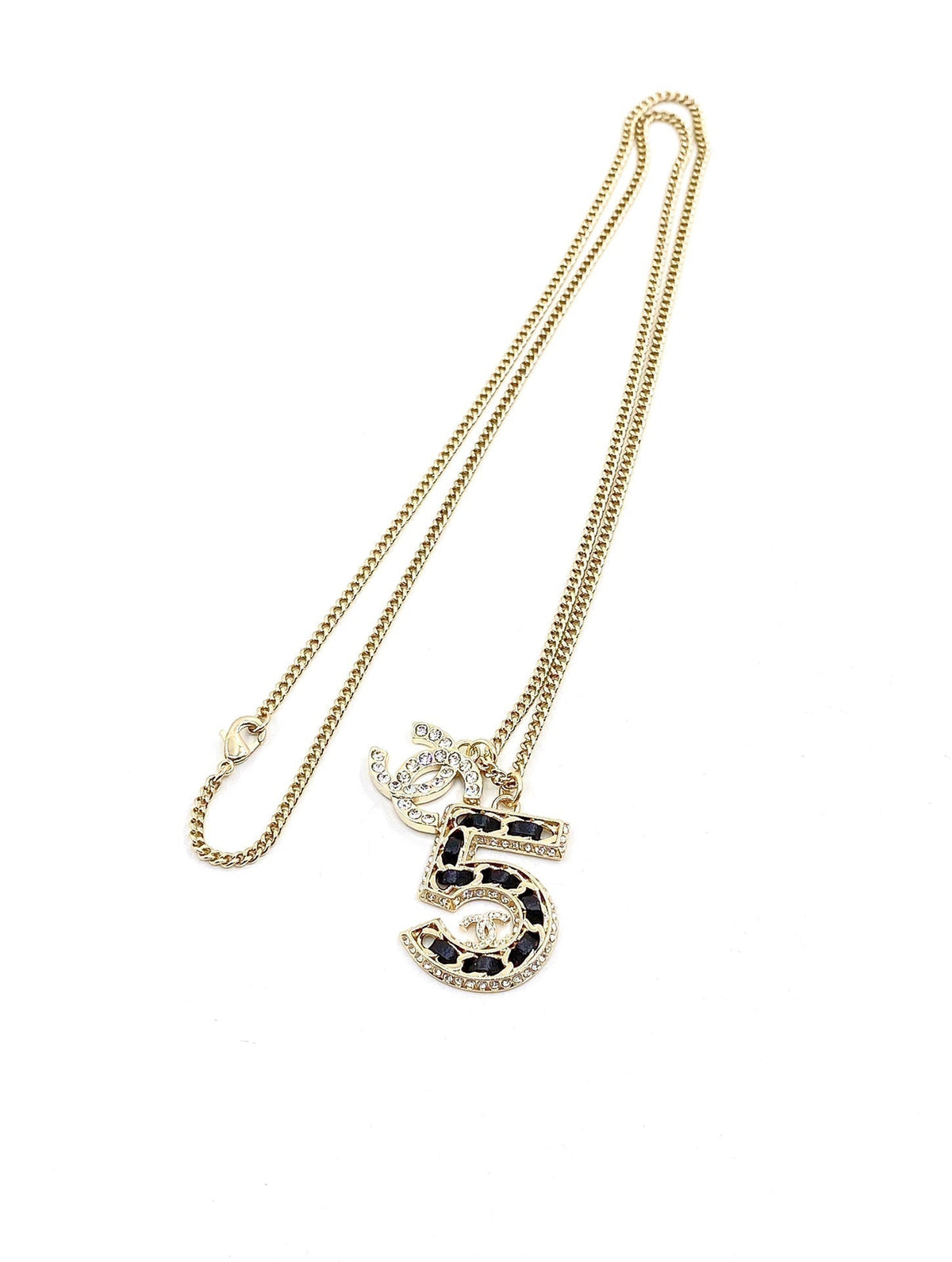 Chanel No.5 Chain Necklace