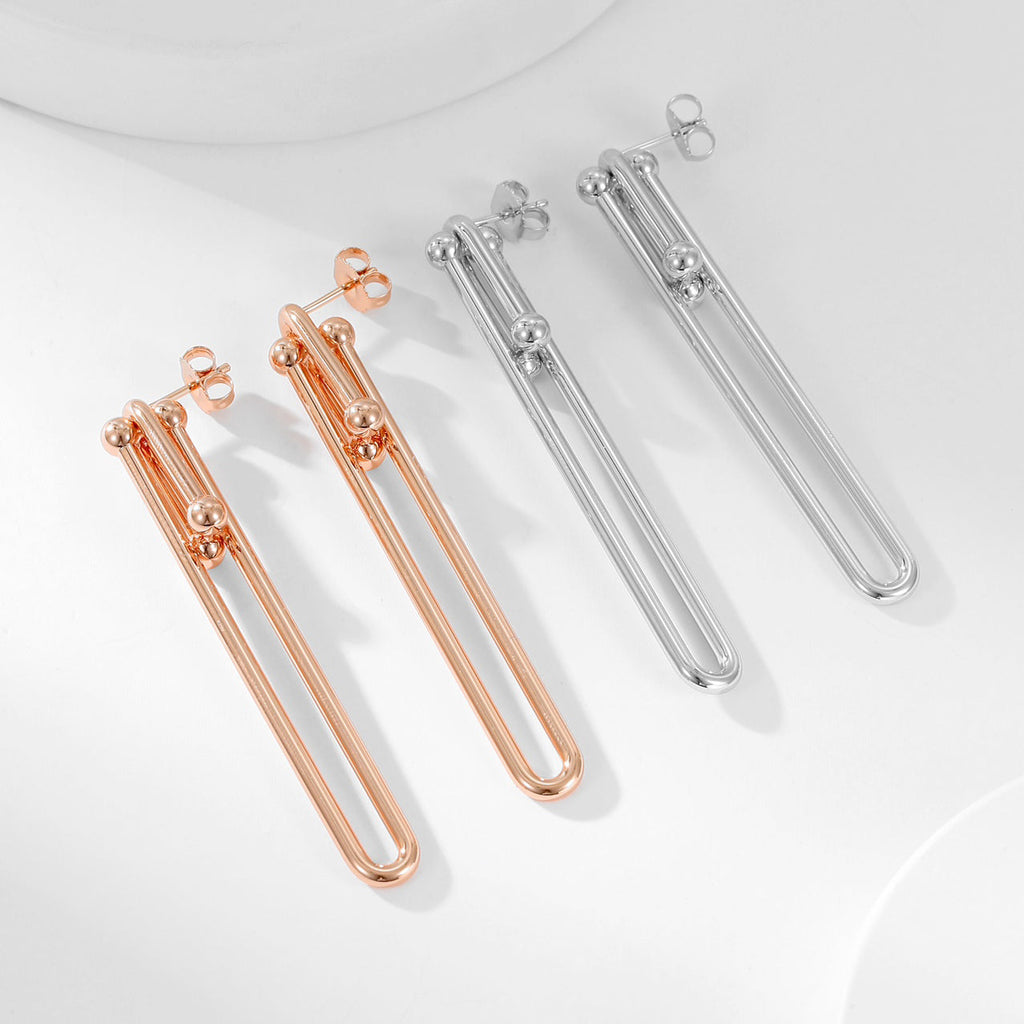 Tiffany HardWear Link Earrings - 18K Gold