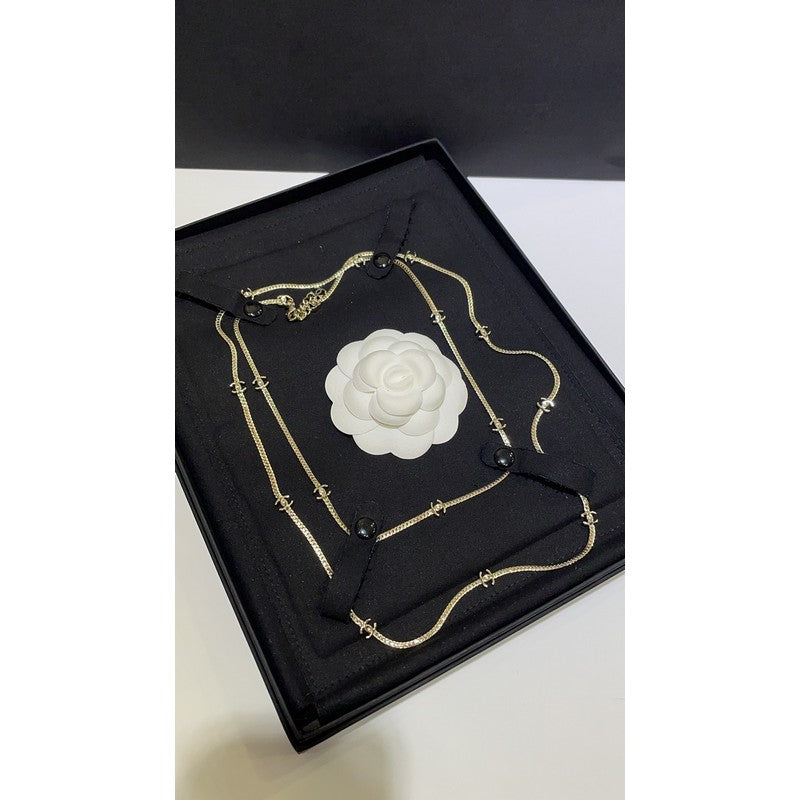 Chanel 24B Flowers Long Necklace