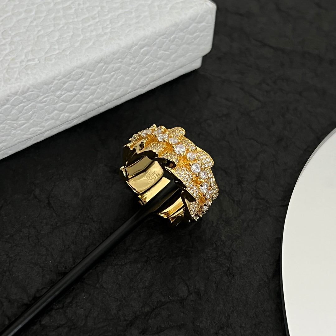 Dior Couture Diamond Ring - 18K Gold