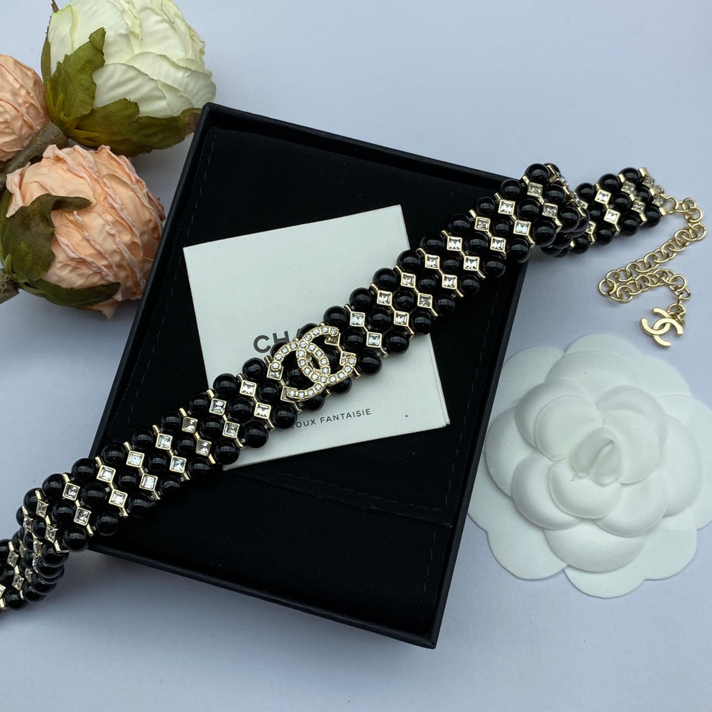 Chanel Strass Choker Necklace