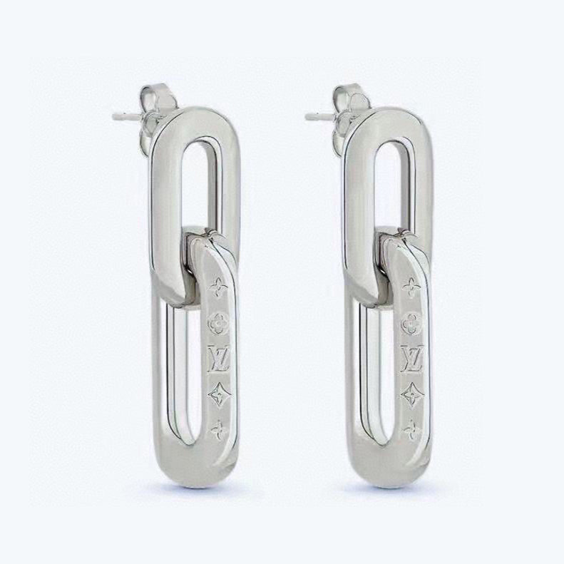 Louis Vuitton Edge Earrings - 18K White Gold
