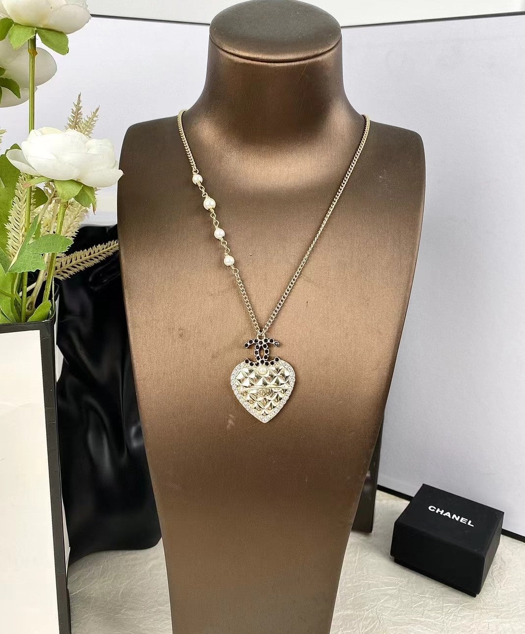 Chanel Heart Necklace