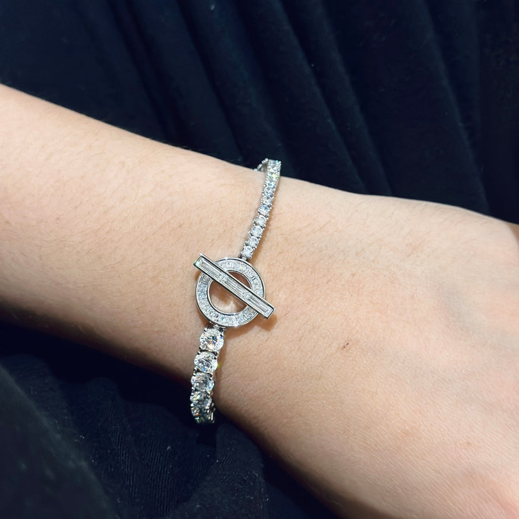 Hermes Finesse Link Diamond Bracelet - 18K Rose Gold