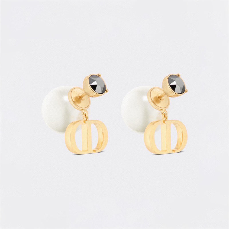 Dior Tribales Black Crystal Earrings