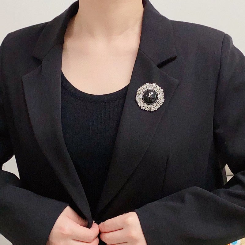 Louis Vuitton Black Ball Brooch