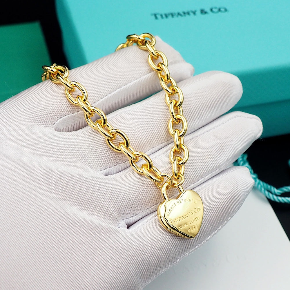 Tiffany Tag Chain Bracelet - 18K Gold