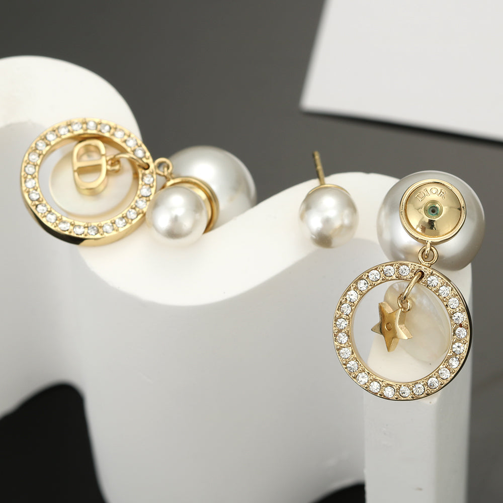Dior Tribales Pearl Earrings