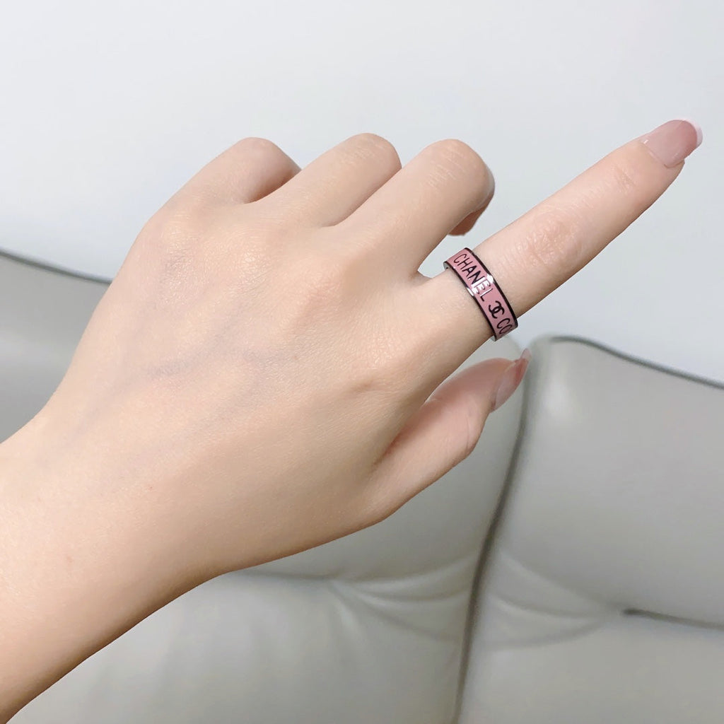 Chanel Coco Pink Ring - 18K White Gold