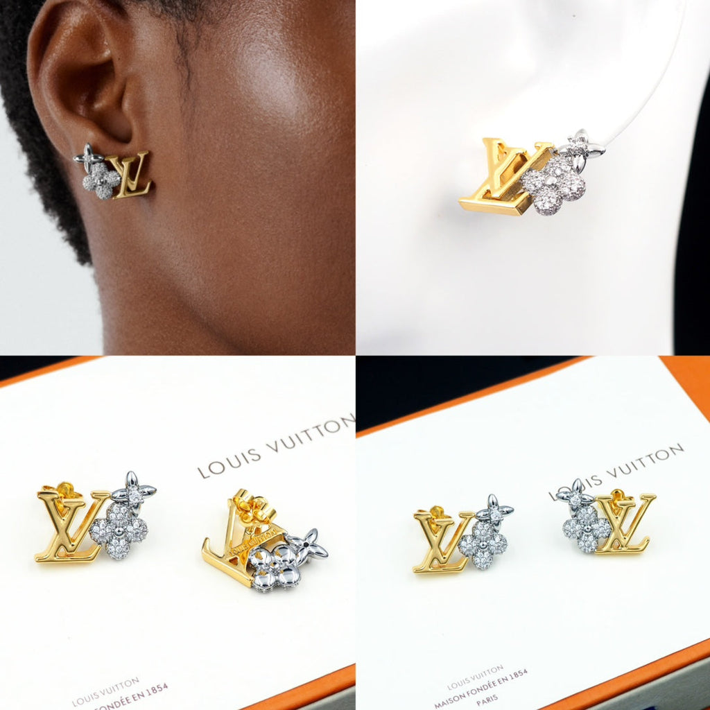 Louis Vuitton Gram Earrings - 18K Yellow Gold