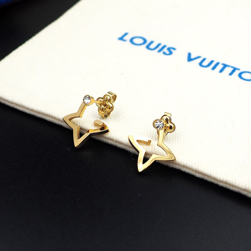Louis Vuitton Blossom Mini Hoops Earrings - 18K Gold