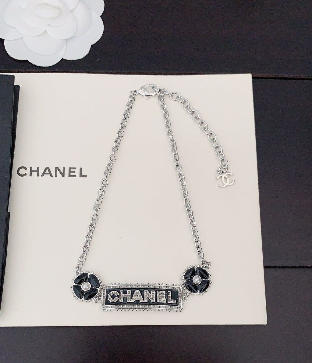 Chanel Resin Diamond Necklace