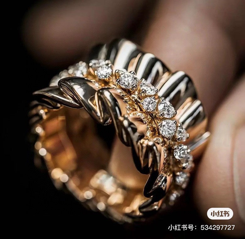 Dior Archi Bar en Corolle Bague Ring - 18K Gold