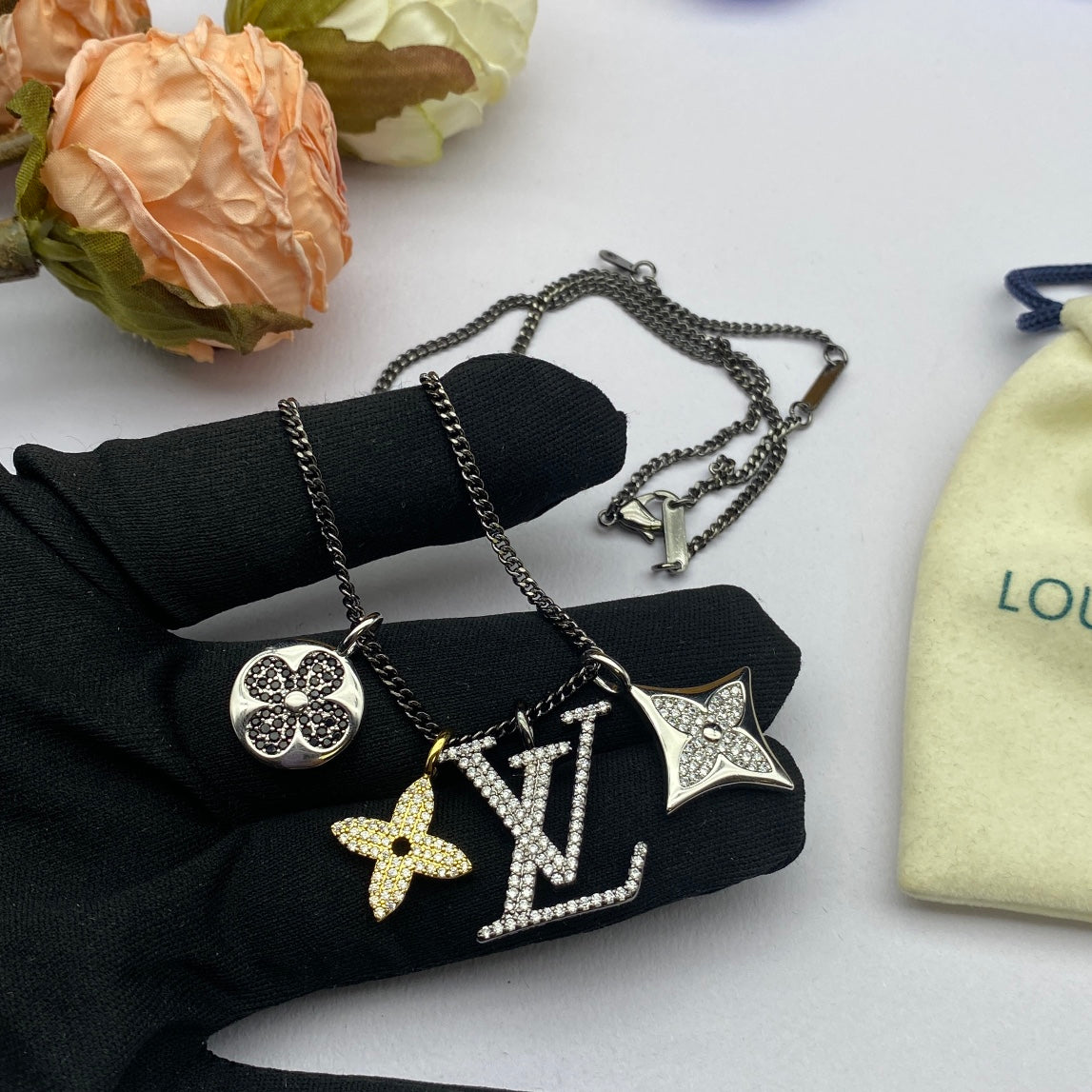 Louis Vuitton Turquoise Necklace