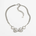 Chanel Heart Crystal Necklace