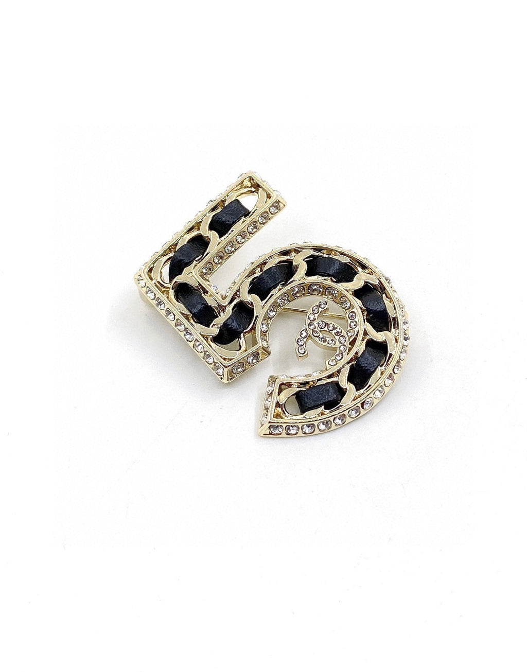 Chanel No.5 Strass Brooch