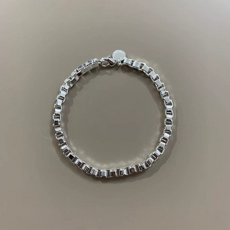 Tiffany Venetian Link Bracelet - 18K White Gold