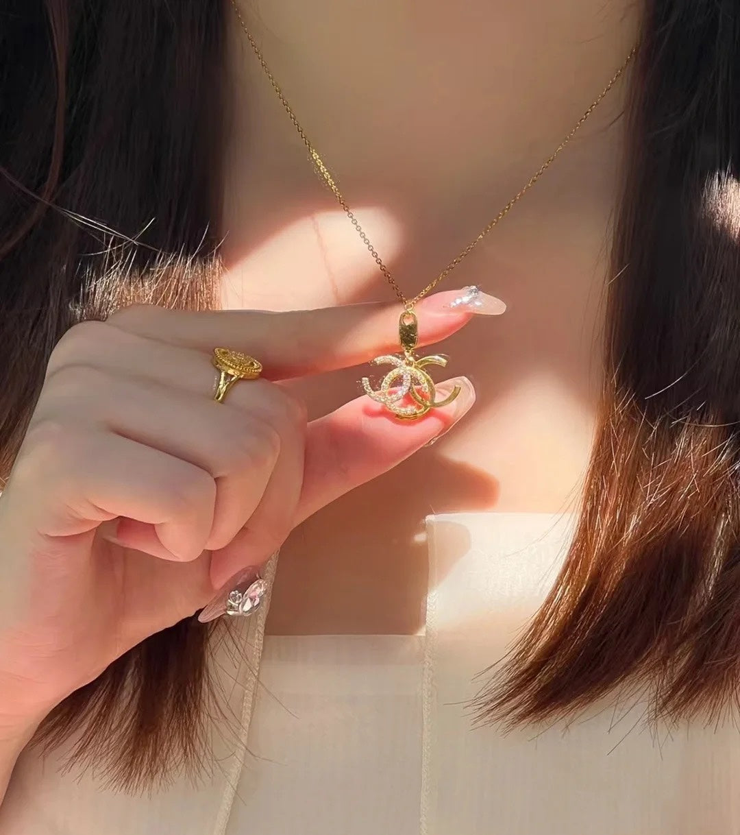 Chanel Diamond Long Necklace