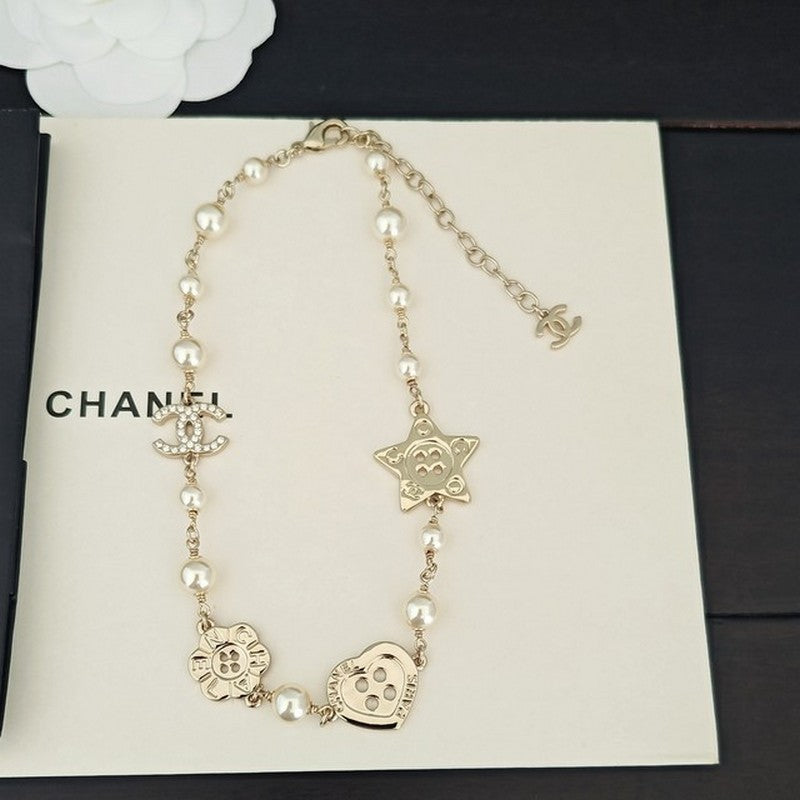 Chanel Pearl Star Necklace