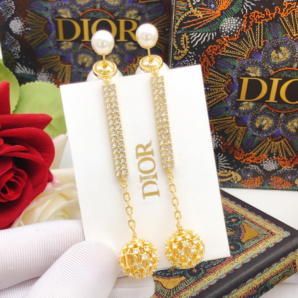 Dior Tassel Diamond Earrings