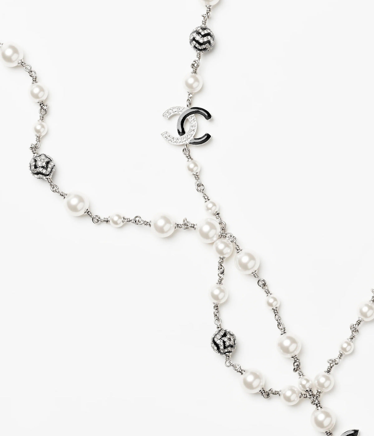 Chanel Star Pearls Long Necklace