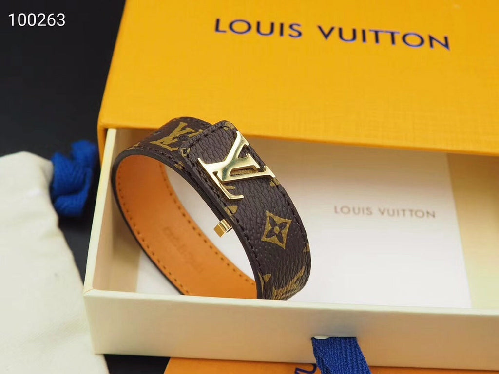 Louis Vuitton Leather Bracelet