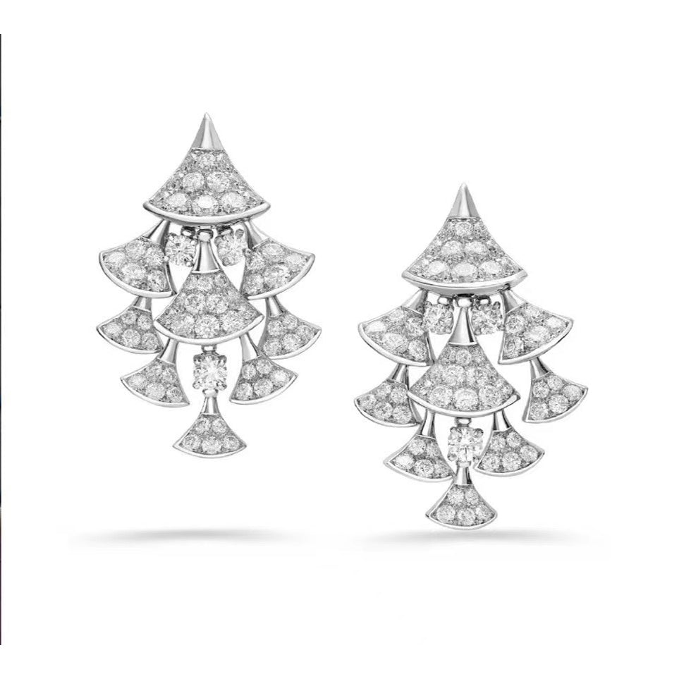 Bvlgari Dream Diamond Earrings - 18K White Gold