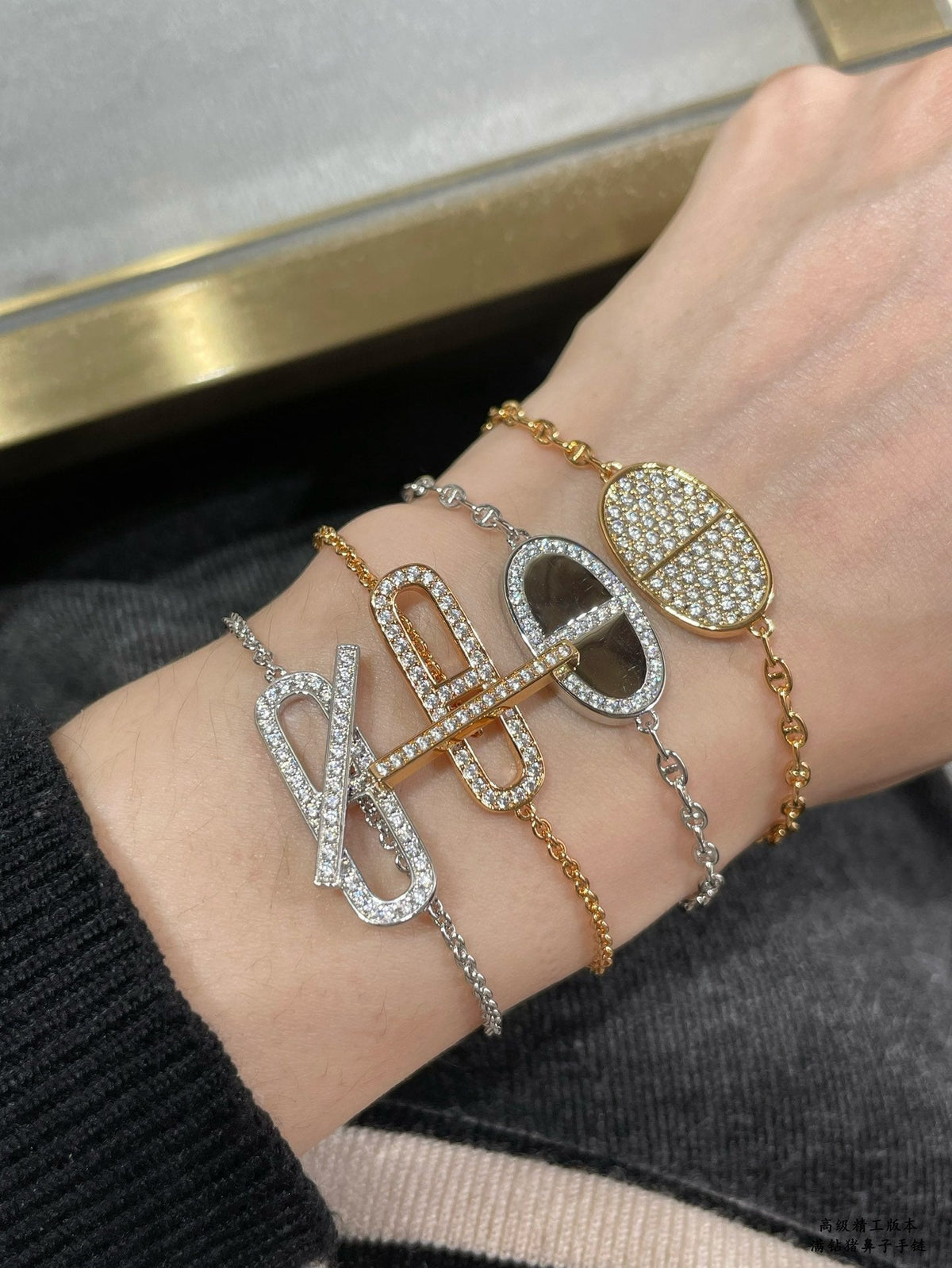 Hermes Ever Chaine D'ancre Bracelet - 18K Gold