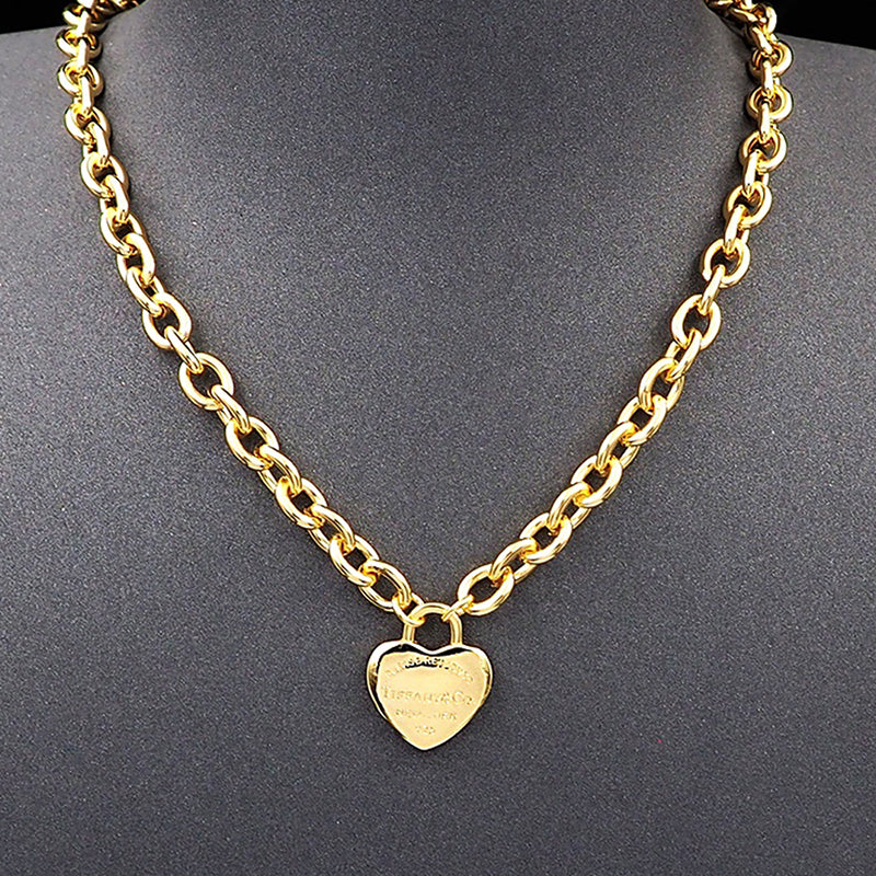 Tiffany Tag Chain Necklace