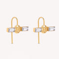 Louis Vuitton Crystal Earrings - 18K Yellow Gold