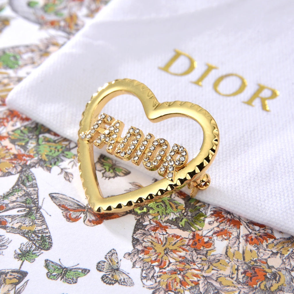 Dior J'adore Crystal Brooch