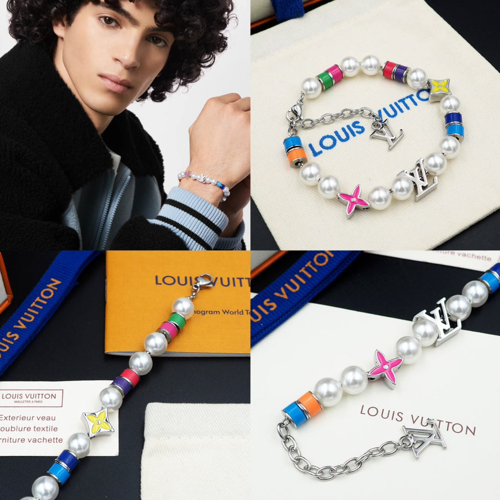 Louis Vuitton MNG Pearls Party Bracelet