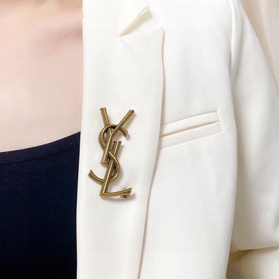 YSL Classic Brooch