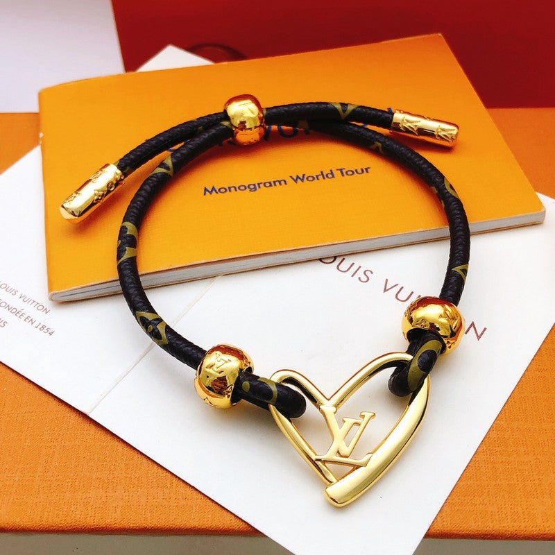 Louis Vuitton Heart Charm Bracelet