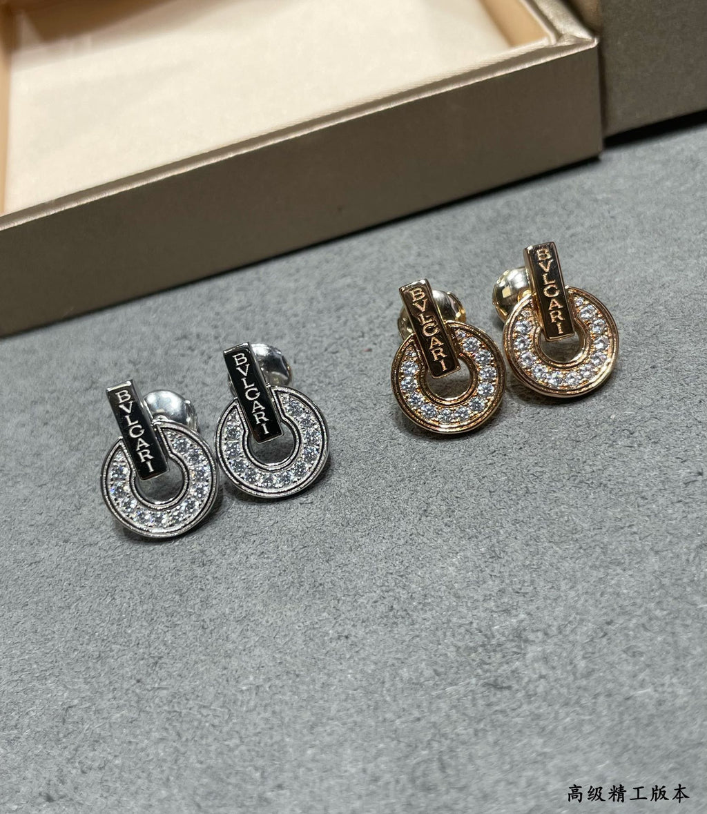 Bvlgari Earrings - 18K Rose Gold
