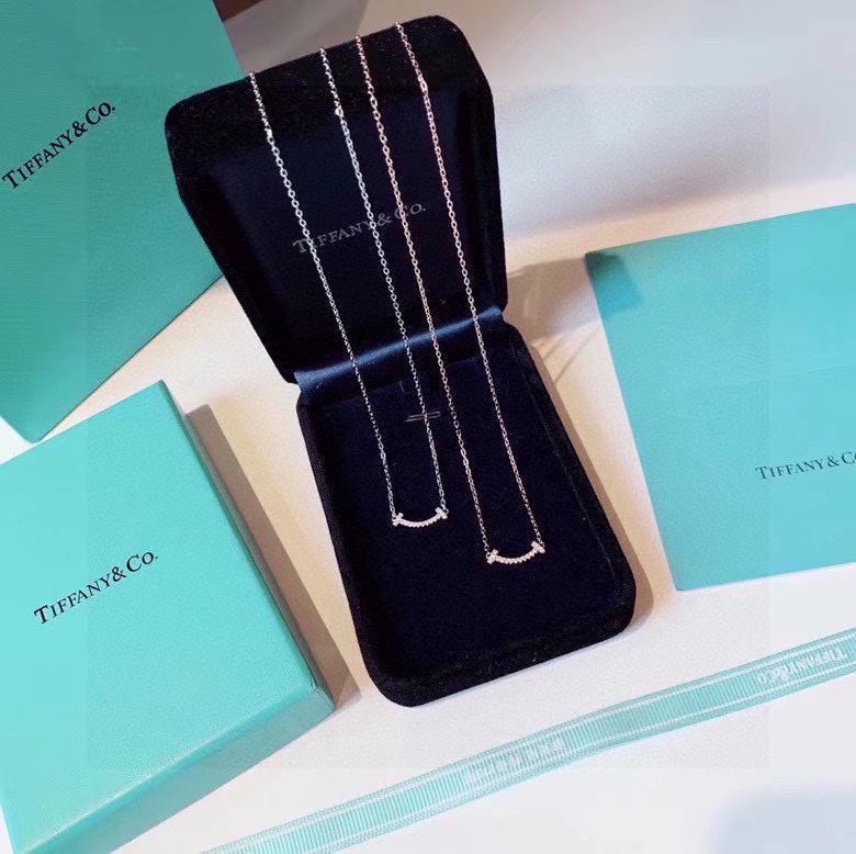 Tiffany Small Diamond Pendant Necklace