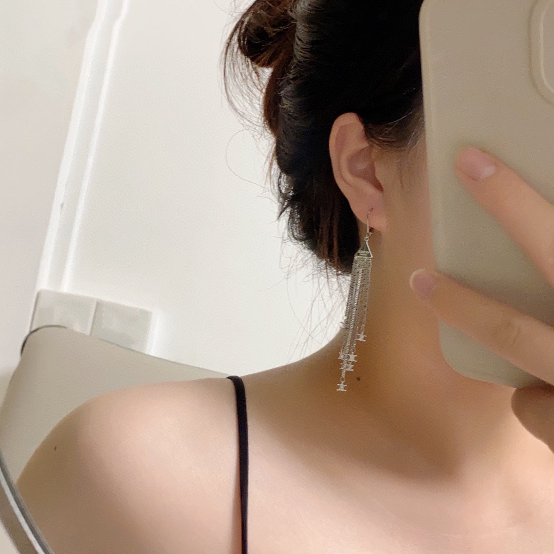 Celine Earrings - 18K White Gold